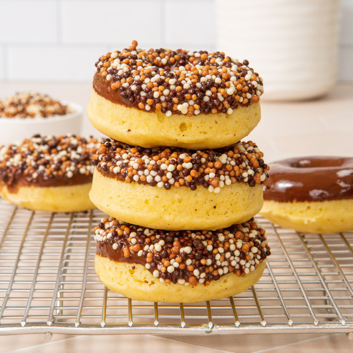 Chocolate Crunch Donuts Baking Kit | The innocent Baker - Innocent Baker